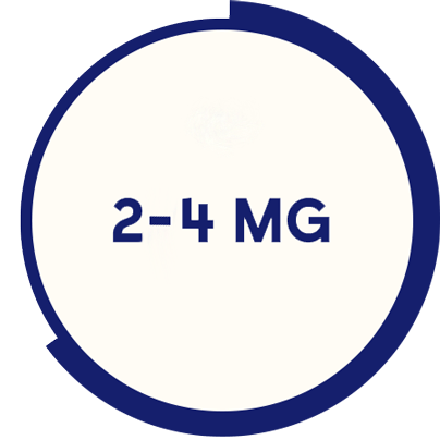2/4 mg måttlig rökare